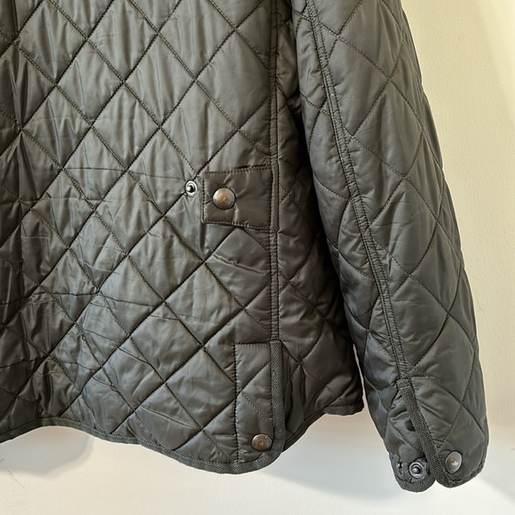 Polo Ralph Lauren Vintage Men’s Quilted Riding Barn Coat Bomber Full Zip Jacket - Picture 11 of 13
